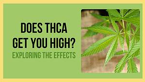 Does THCA Get You High?