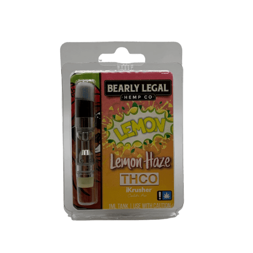 bearly legal thc-o vape cart - lemon haze